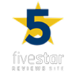 Five-star rating graphic